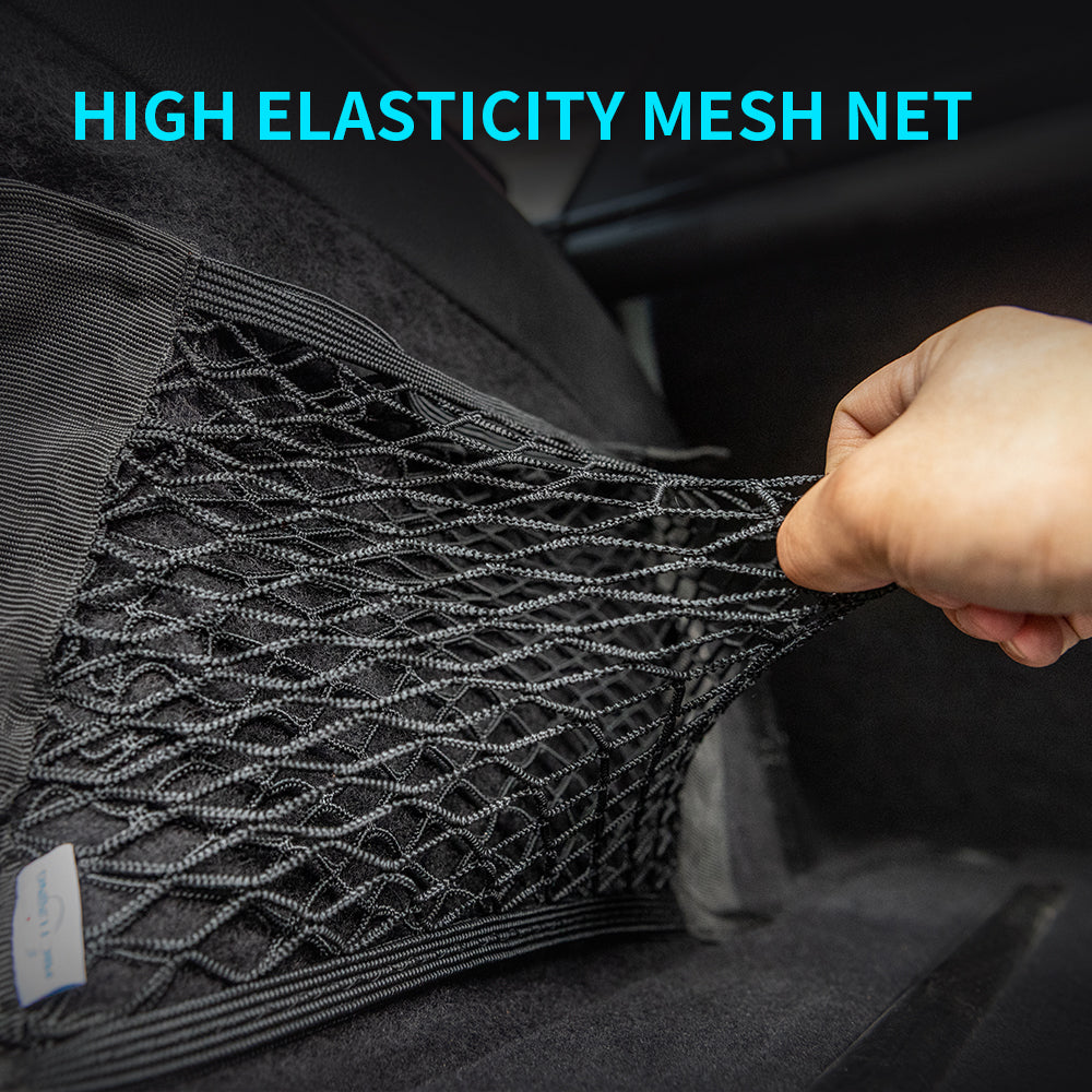 1pc Universal Mesh Cargo Net Car Storage Net Wall Sticker Organizer Pouch  Bag Storage Mesh Net Fo…