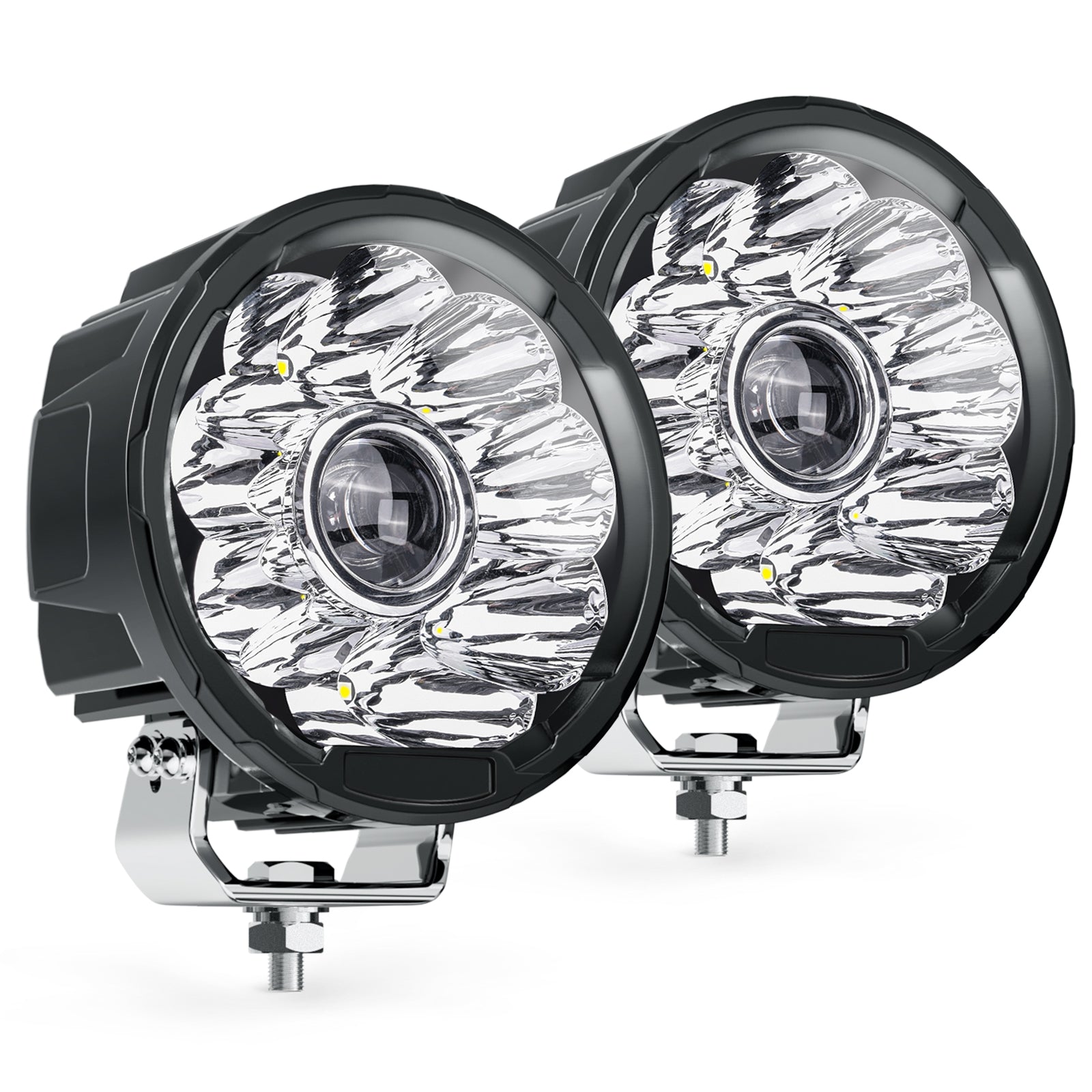 LED Pods Light, 5 Inch 40W LED Work Light Off Road Driving Lights IP67 Waterproof