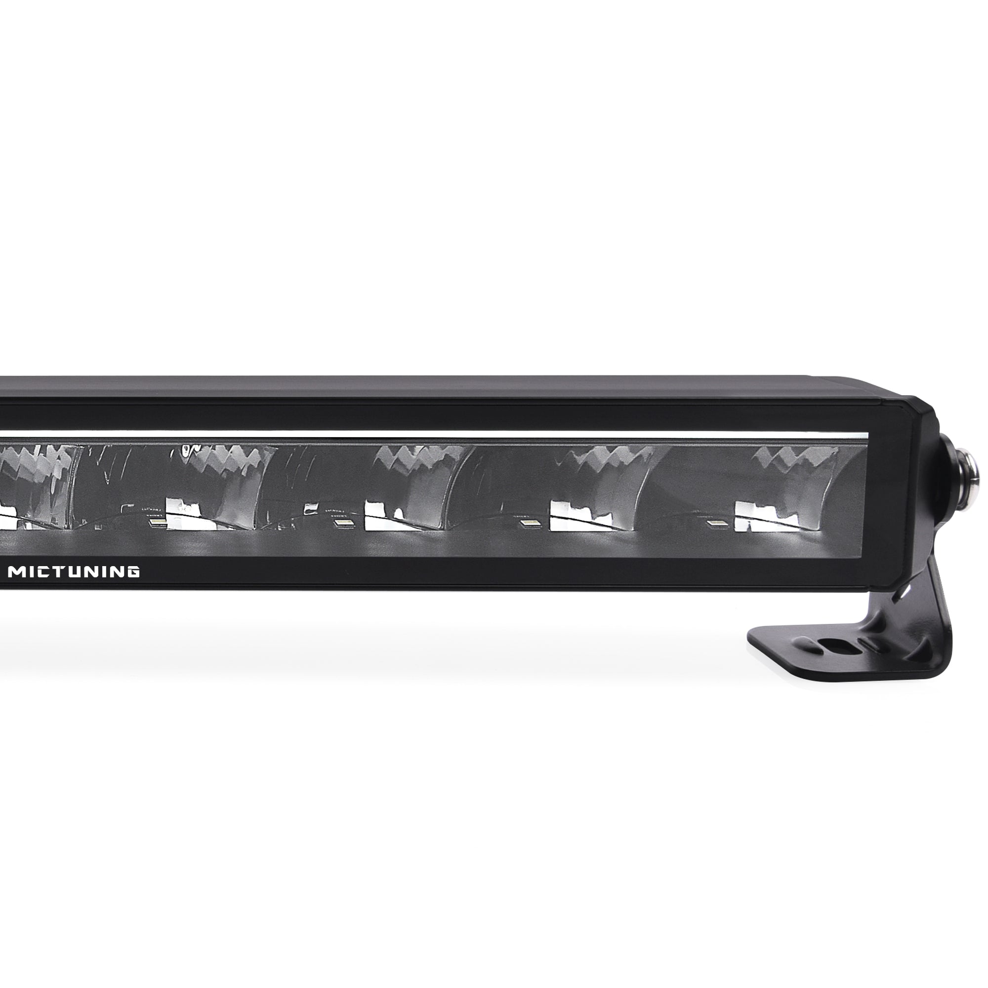 75W 22Inch Single Row LED Light Bar, Innovative Bezel-Less LED Driving Fog Light IP67 Waterproof 2 Style Mounting Brackets