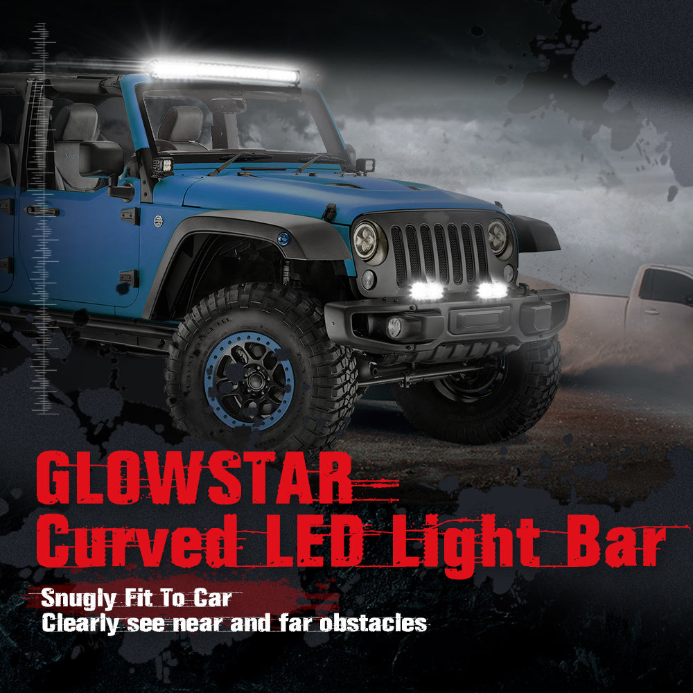 32 curved led light bar