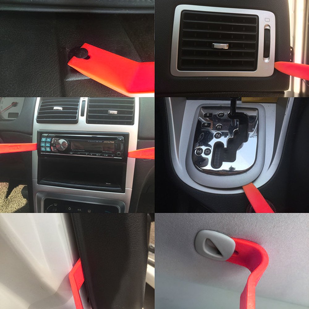 Car Trim Removal Tool Kit Set Door Panel Fastener Auto Dashboard Plast –  Alpha Auto Rental
