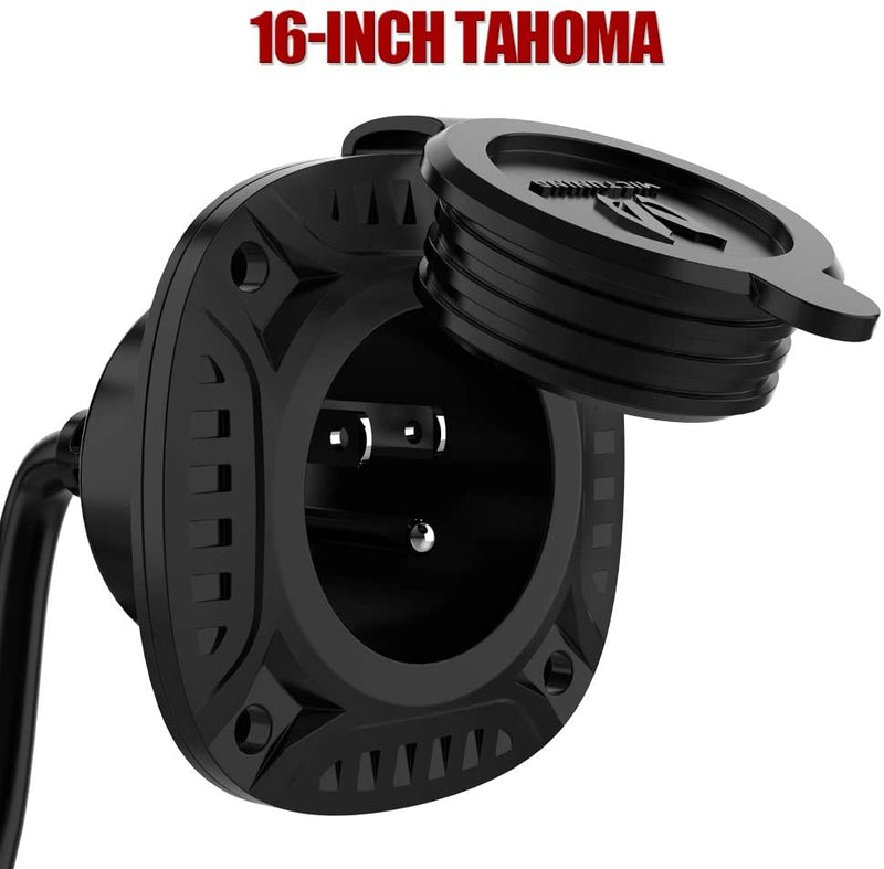 MICTUNING 13Amp 125V AC Port Plug with 16 - Guyana
