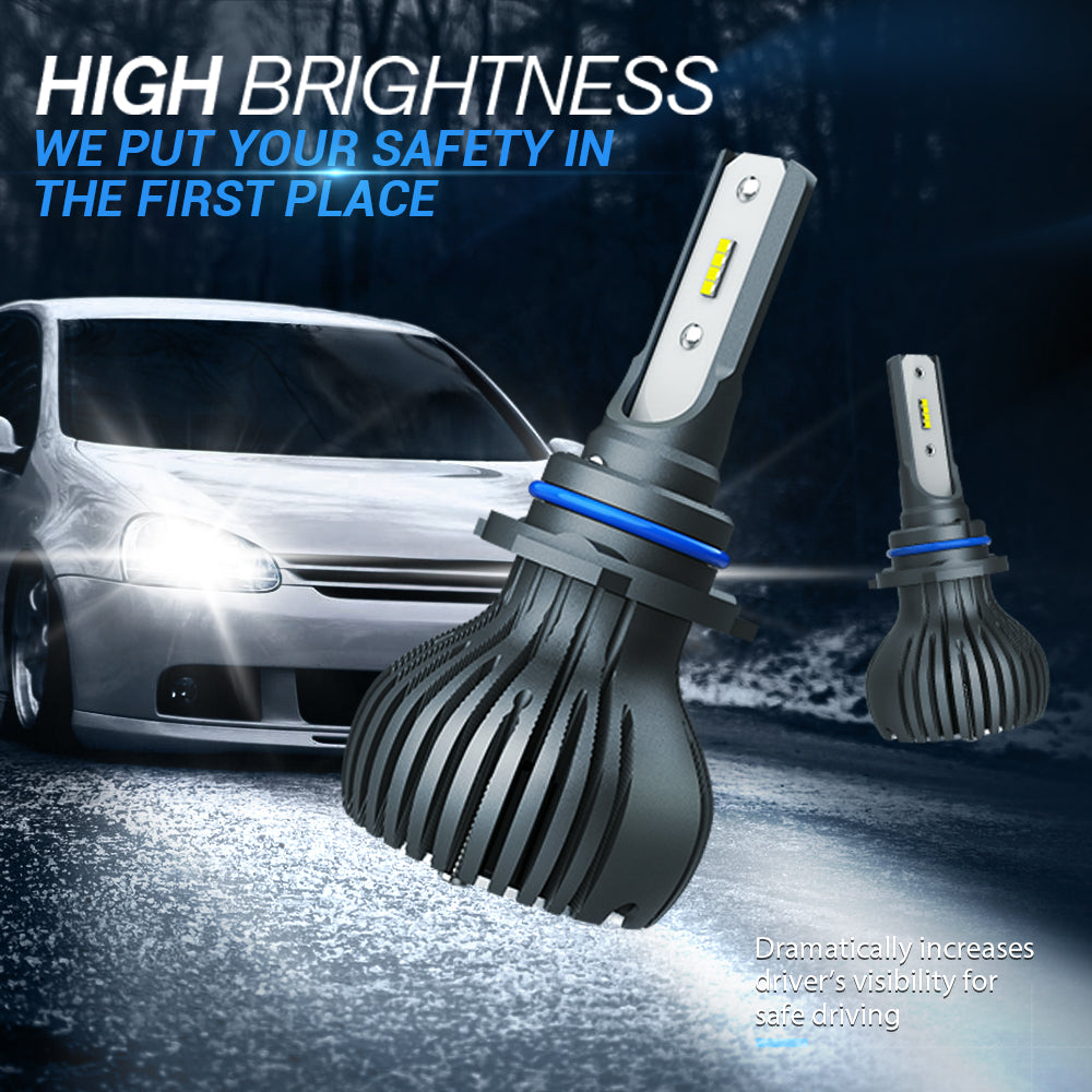 9006/HB4 LED Headlight Bulbs All-in-One Conversion Kit - 60W 6240LM LE