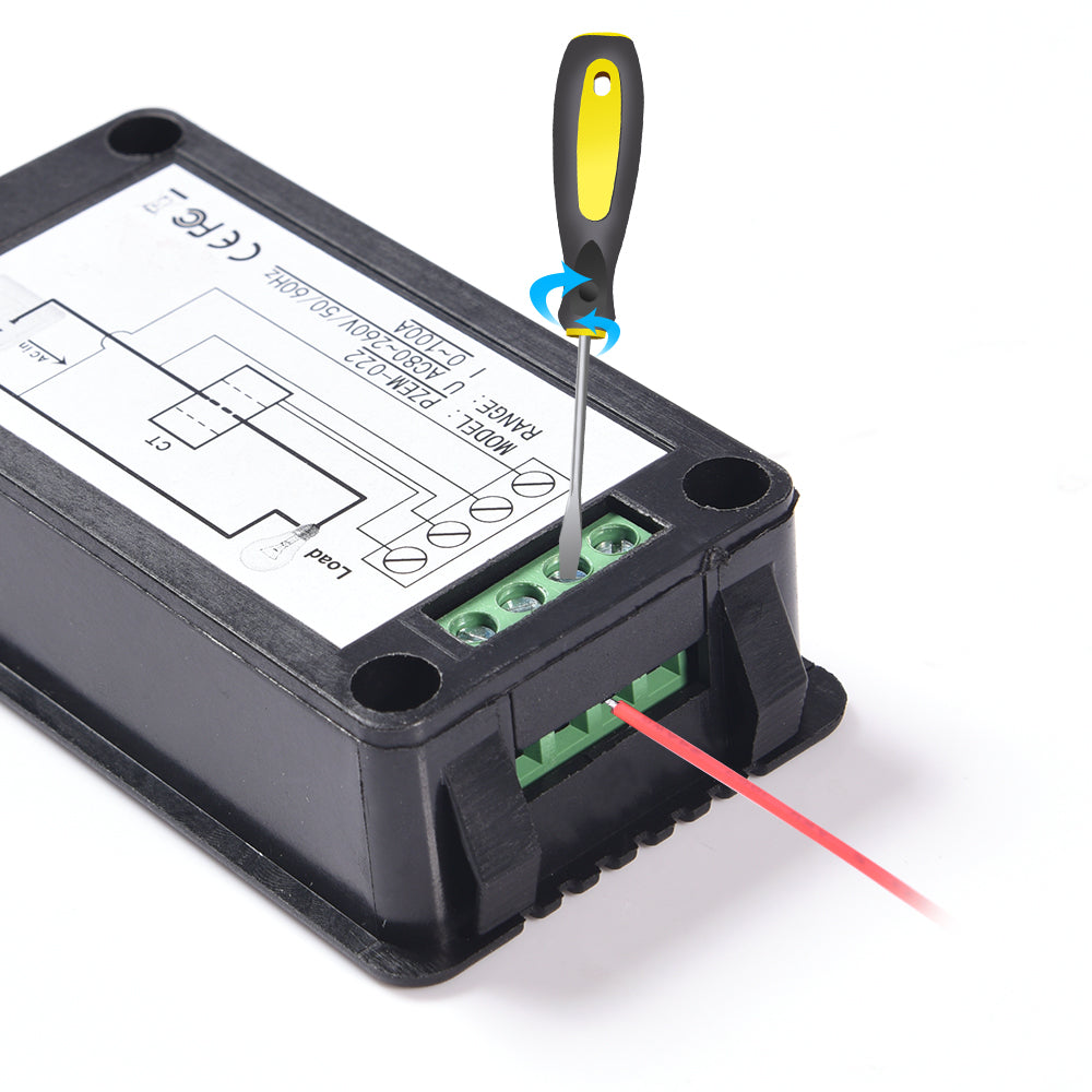 AC Digital Multimeter Ammeter Voltmeter with LCD Display 80-260V 100A Current Transformer for Home Appliances
