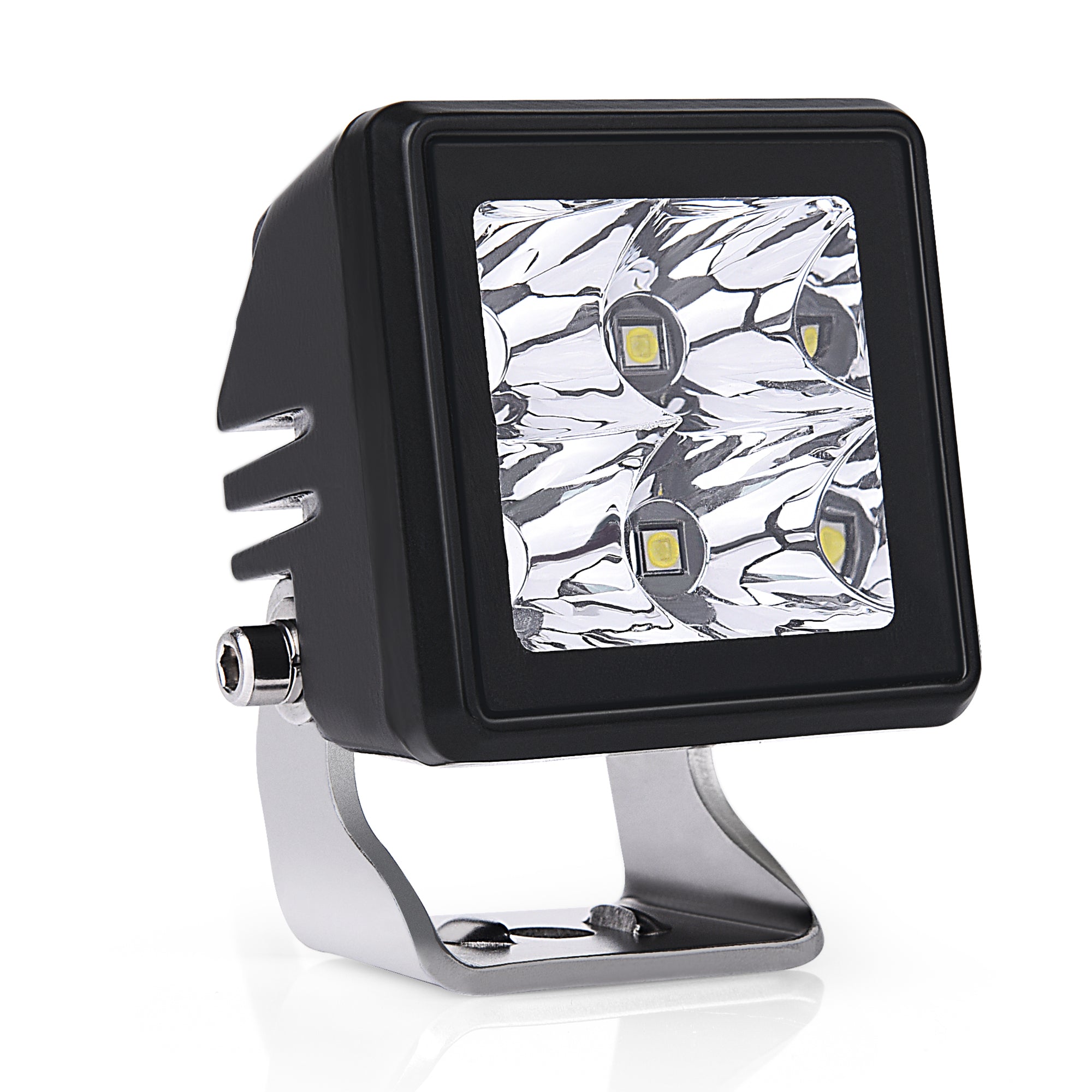 Bezel-Less LED Pods Light, 20W LED Driving Spot Light Fog Light, IP67 Waterproof (2 PCS)