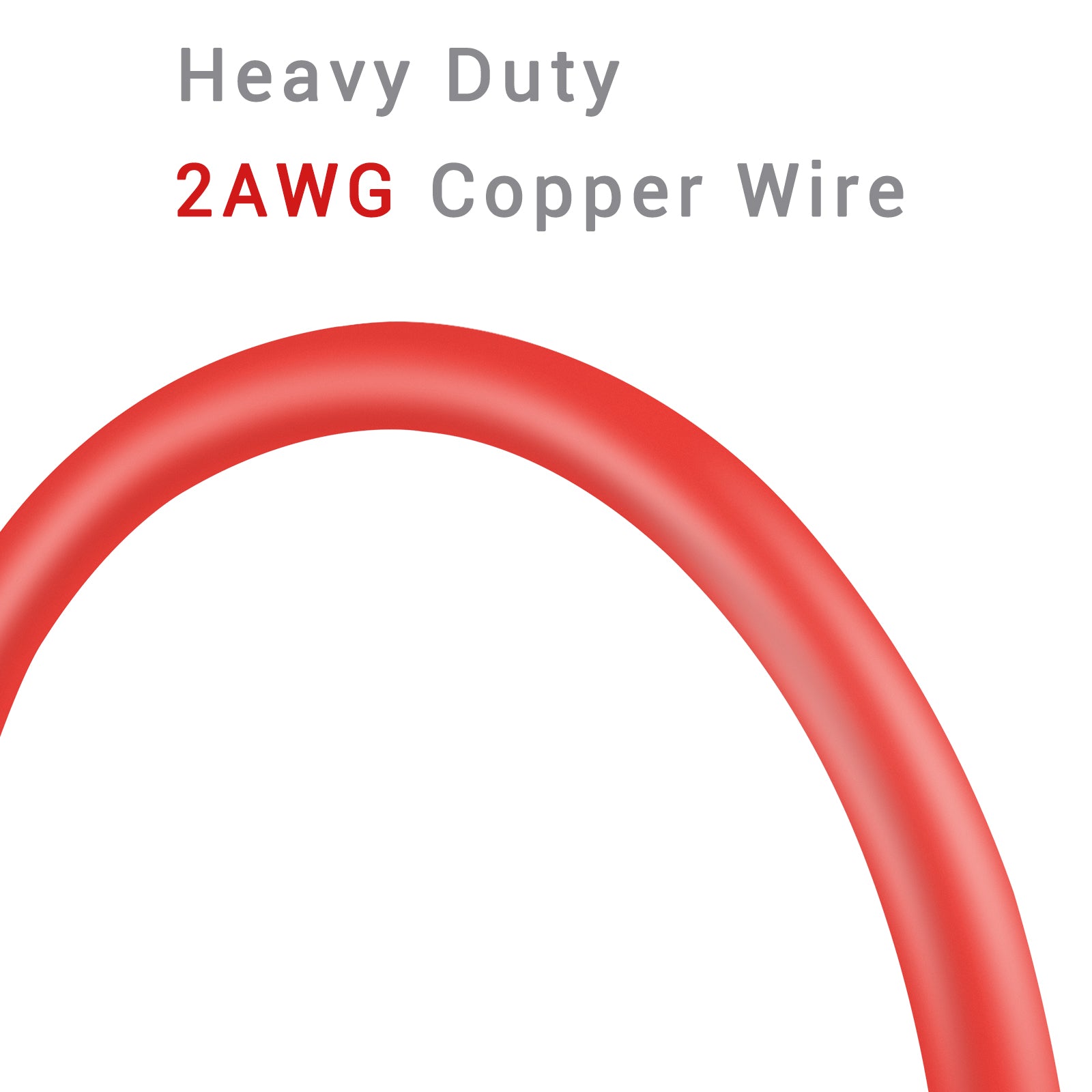 20 Inch 2 AWG Gauge Pure Copper Battery Cable Power Inverter Wire, 3/8" Lugs for Solar RV Car Truck Marine Boat Battery Banks
