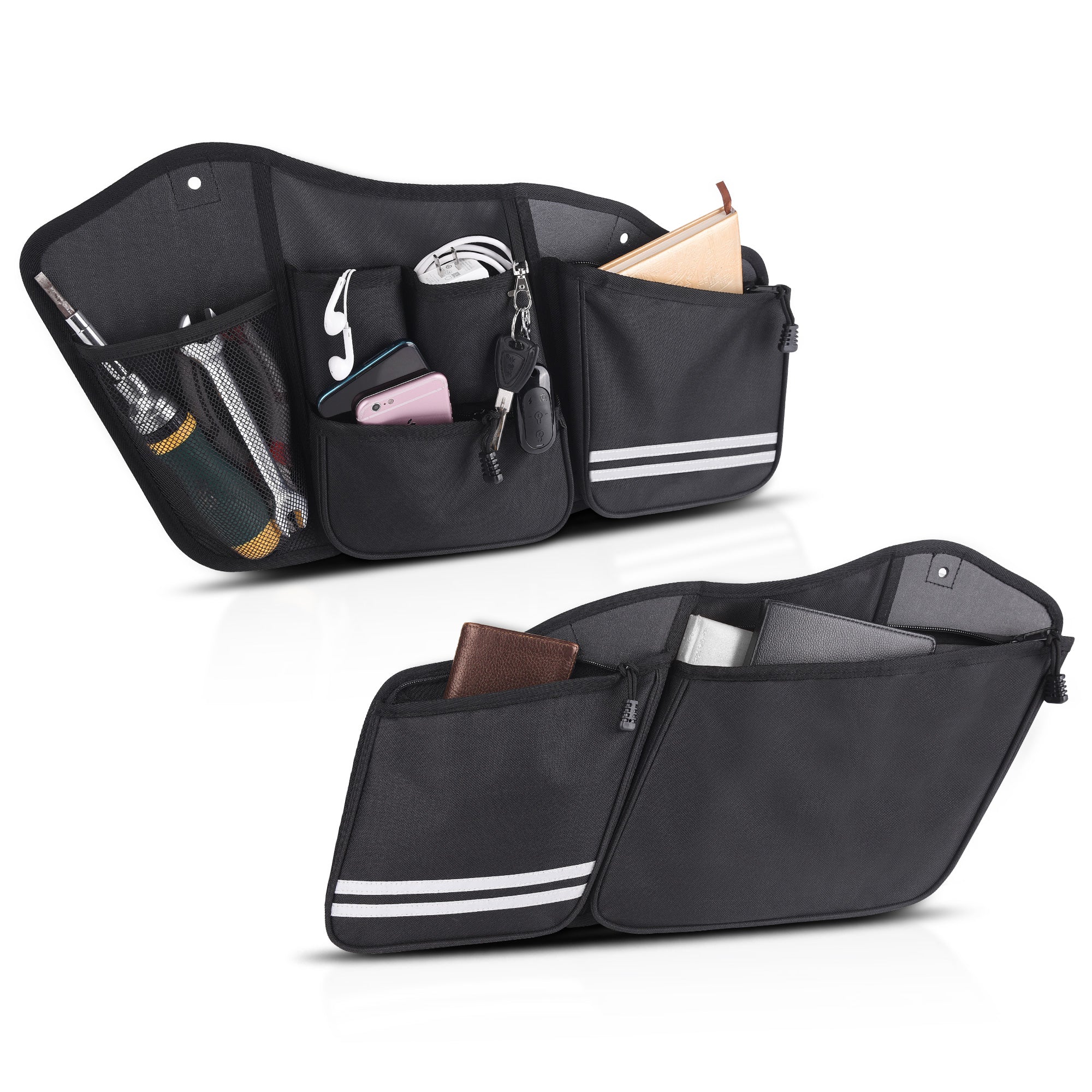 Saddle Bags Organizers Saddlebag Side Storage Bag-2 pack