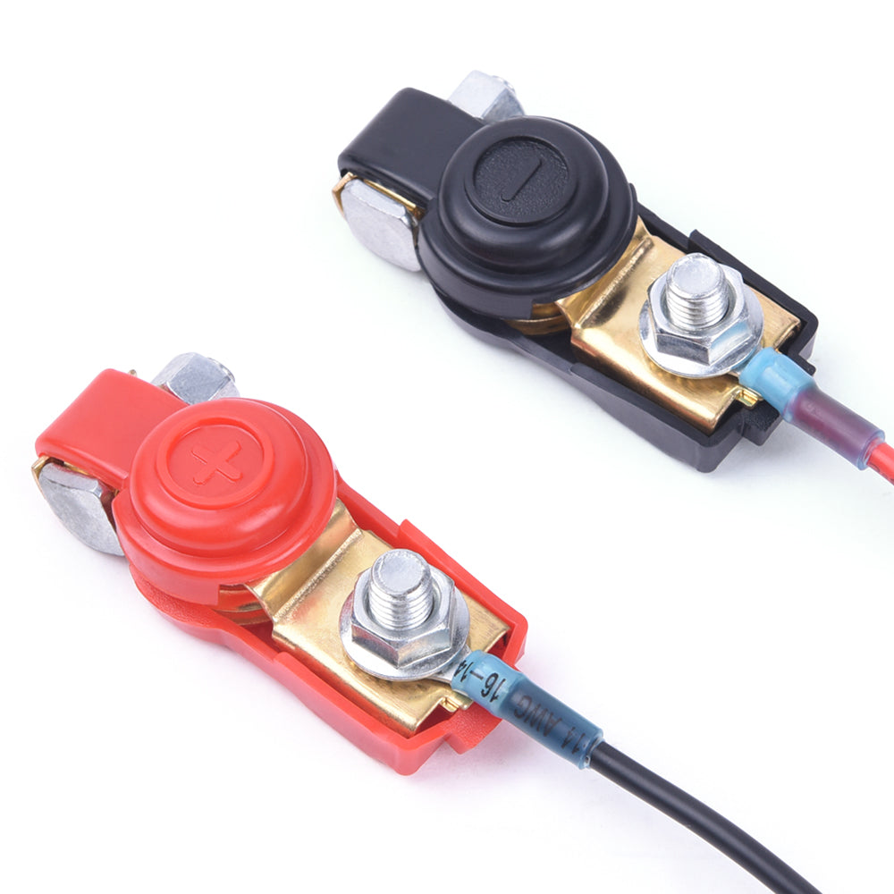 Battery Terminals Connectors Quick Release Disconnect Car Battery Cable  Terminal Clamps,positive Negative Copper Battery Terminals Connectors(1