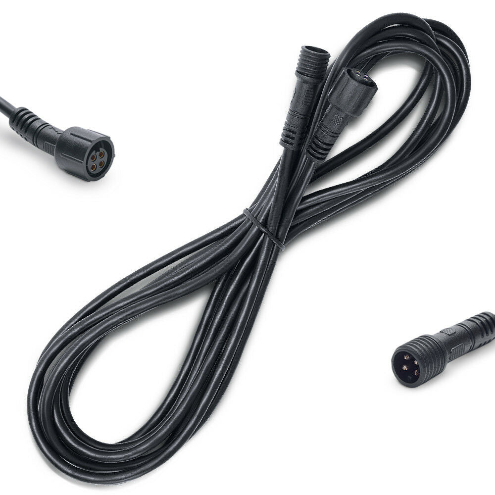 10FT Extension Wire Cable 4 Prong - Only for 2nd-GEN RGB LED Rock Lights and Q1 RGB Connection